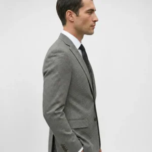 Blazer Pied Poule Camel
