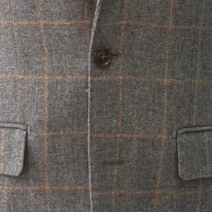 Blazer Pied Poule Janela Cinza