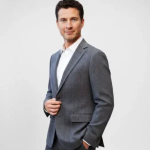 Blazer Principe de Gales Azul