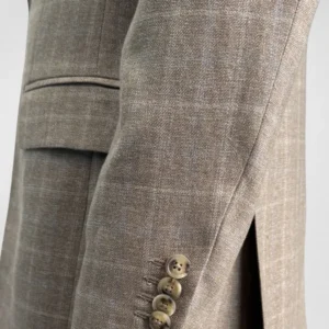 Blazer Príncipe de Gales Camel