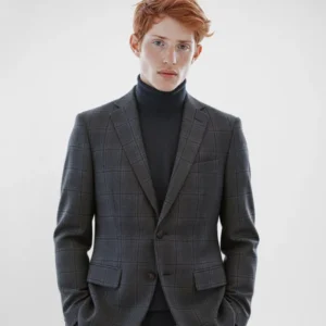Blazer Príncipe de Gales Verde