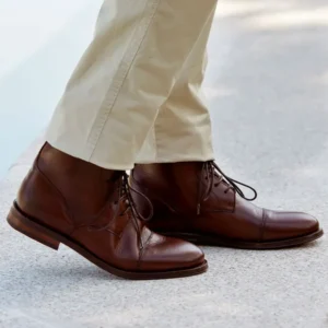 Bota Oxford Pele Castanha