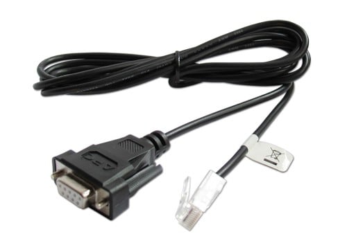 APC AP940-0625A cable gender changer DB9 RJ45 Black